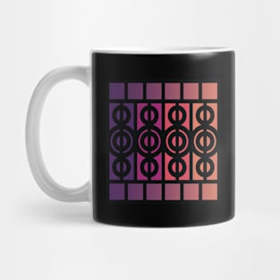 “Dimensional Orbit” - V.5 Orange/Purple - (Geometric Art) (Dimensions) - Doc Labs Mug